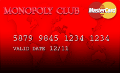 Платежная карта Monopoly-club